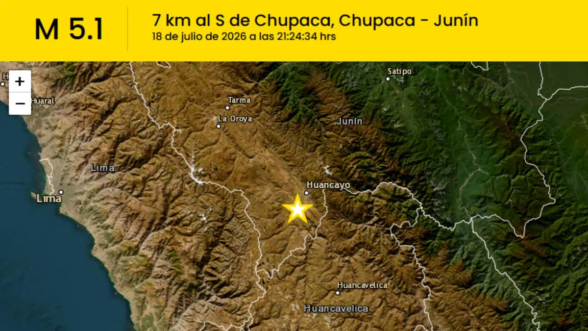 Sismo de 5.1 en Junin deja 5 fallecidos 21 heridos y más de 300 damnificados, según reporte de Indeci