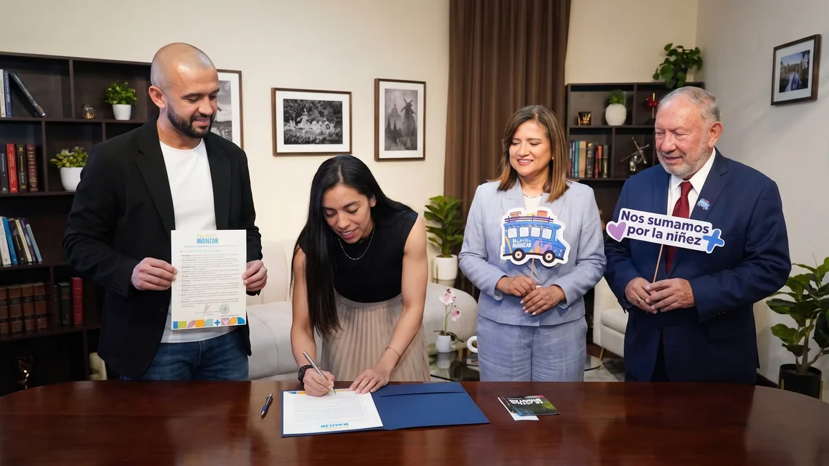 El gobierno de Guatemala reúne a tres figuras del deporte en la campaña Nutrir es Avanzar y coordina acciones