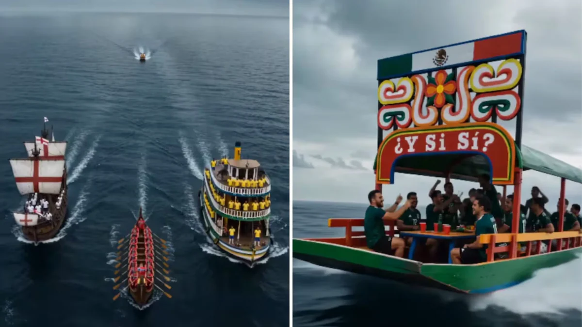 México avanza en trajinera rumbo a los Cuartos de Final del Mundial 2026: video con IA se viraliza en redes