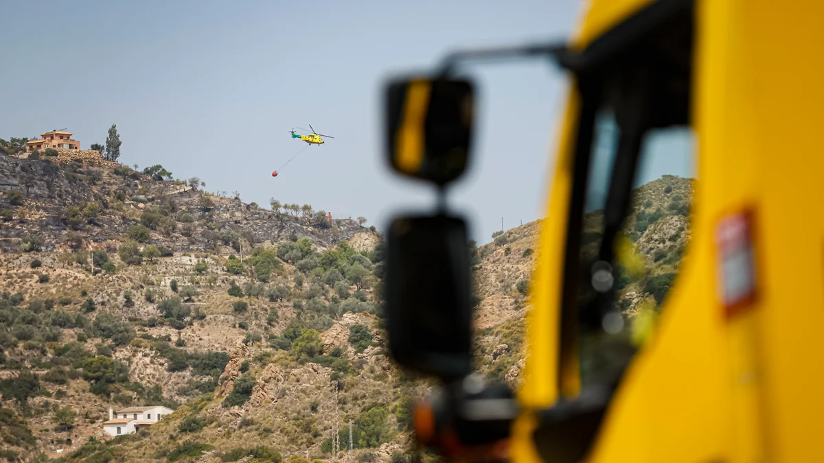 El incendio de Los Gallardos, perimetrado y estabilizado: Todos los desalojados estarán hoy de vuelta en sus casas