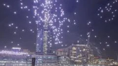 Dozens of drones crash into Sydney harbour after light show glitch