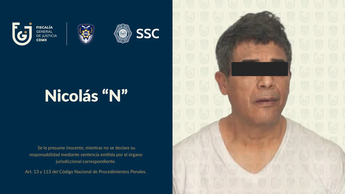 Capturan a “El Nico”, presunto fundador de “Los Tanzanios” en Iztapalapa