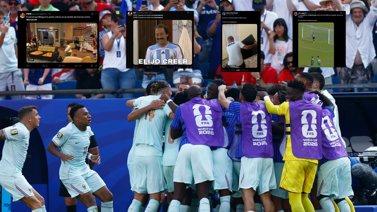 Los mejores memes del triunfo de Francia ante Marruecos en el Mundial: del “elijo creer” por la coincidencia con Qatar al penal de Mbappé