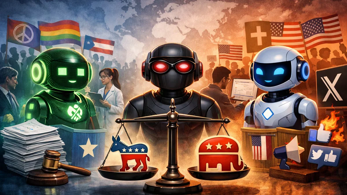 Inteligencia artificial: una investigación detectó diferencias ideológicas entre ChatGPT, Gemini y Grok