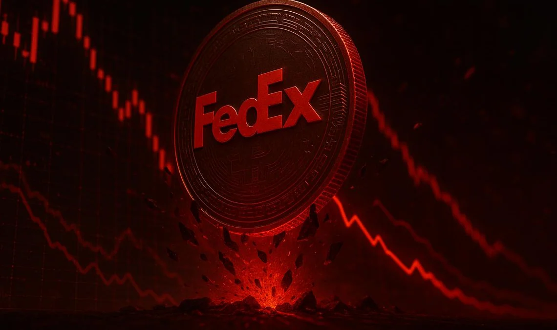 Azioni FedEx a 313$, utile crollato del 67%: ora il supporto è a rischio