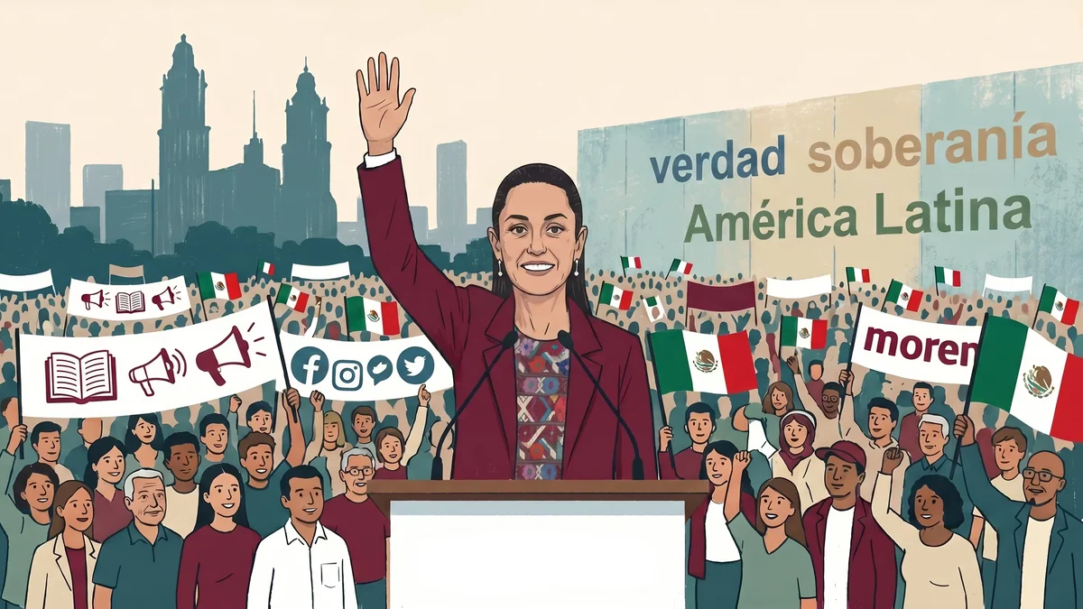 Ariadna Montiel afirma que Claudia Sheinbaum es un referente para la izquierda a nivel internacional ante los ataques de ultraderecha