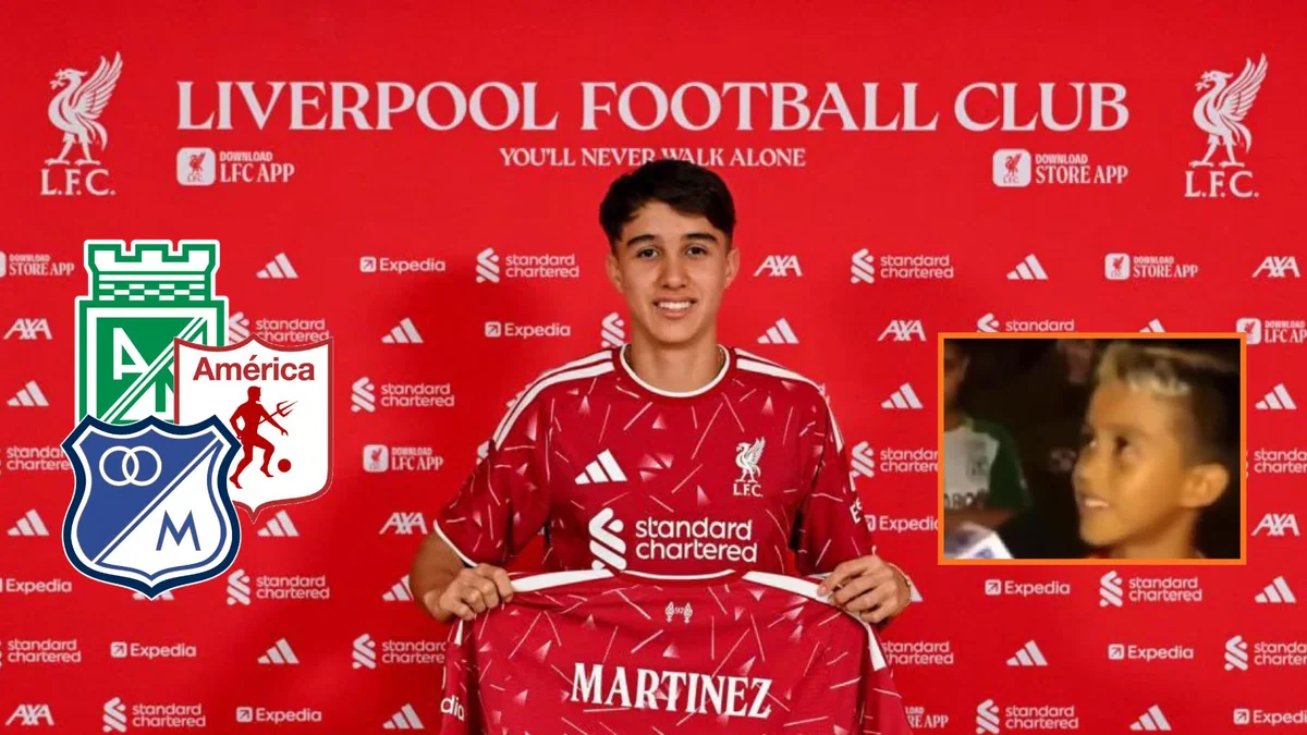 Video | Liverpool confirmó a Samuel Martínez: conozca cómo jugaba a los 10 años y su equipo favorito en Colombia