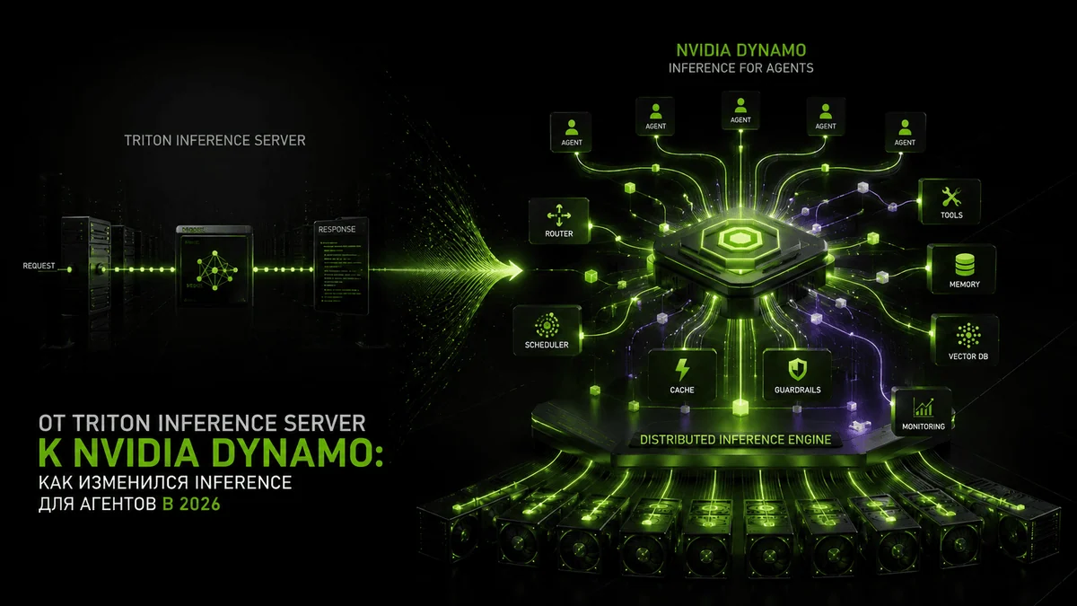 От Triton Inference Server к NVIDIA Dynamo: как изменился inference для агентов в 2026