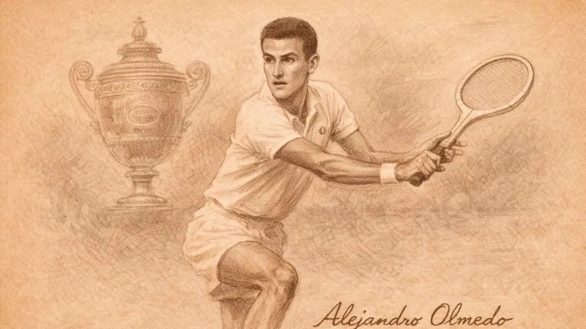 De recogebolas en Arequipa a campeón en Wimbledon: el libro que rescata del olvido al peruano Alejandro Olmedo