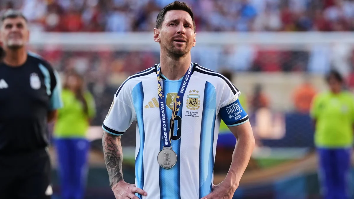 Lionel Messi llegó a Rosario luego de su participación en la Copa del Mundo