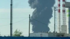Scores of Ukrainian drones target St Petersburg in attack Russia calls 'unprecedented'