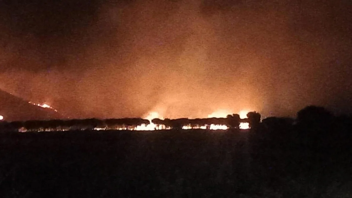 Il Pollino brucia ancora, le fiamme salgono verso le montagne