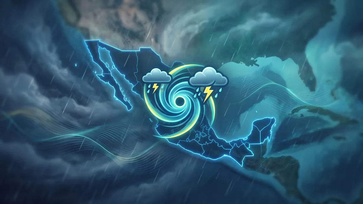 Boris amenaza con intensas lluvias en México: prevén precipitaciones fuertes en CDMX y riesgo de inundaciones este 9 de junio