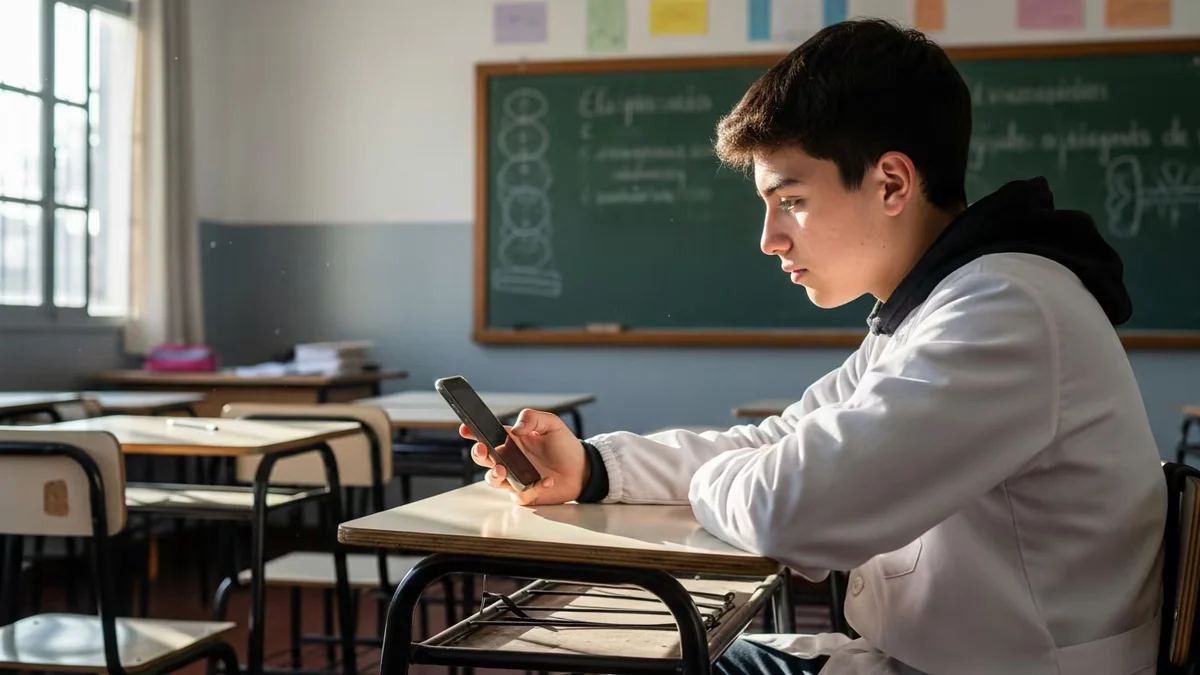 Regulan el uso de celulares en las escuelas secundarias municipales de Mar del Plata