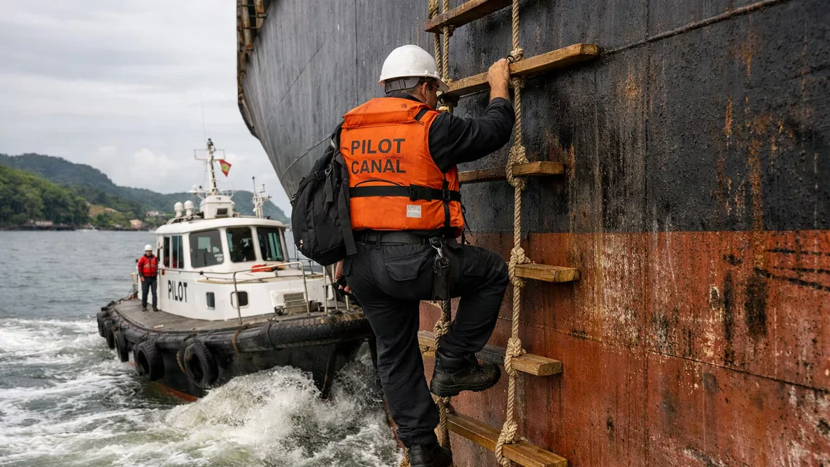 Una escalera defectuosa puede detener el tránsito por el Canal de Panamá: la ACP reforzará controles en los buques