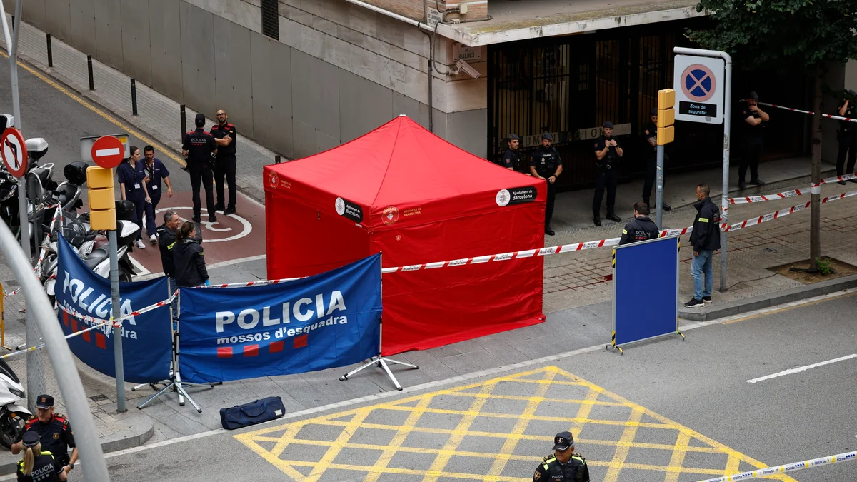 Los Mossos identifican al ejecutado en la calle Balmes de Barcelona como un hombre serbio con una Orden de detención europea