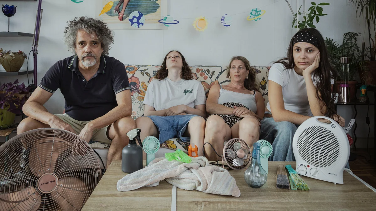 Dos familias frente al calor extremo: los Fernández en Córdoba y los Chevallier en París