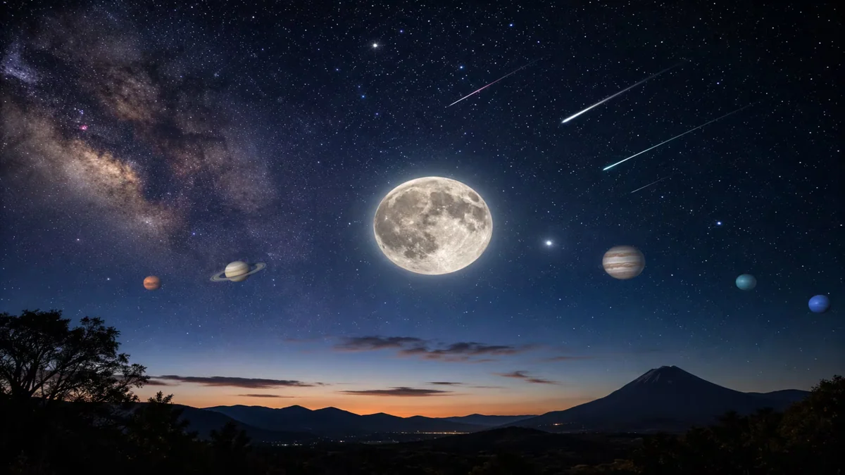 Fenómenos astronómicos en julio 2026: estas son las fechas de la Luna de Ciervo y lluvias de meteoros en México