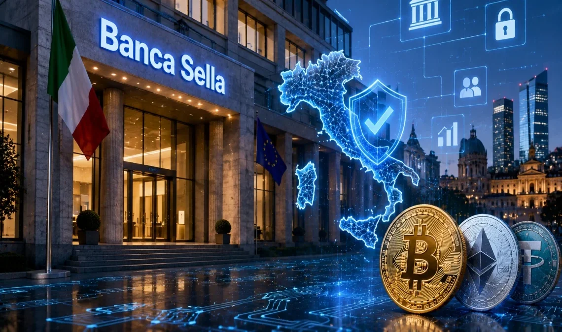 Banca Sella, prima banca italiana autorizzata ai servizi crypto-asset: una svolta per la finanza digitale