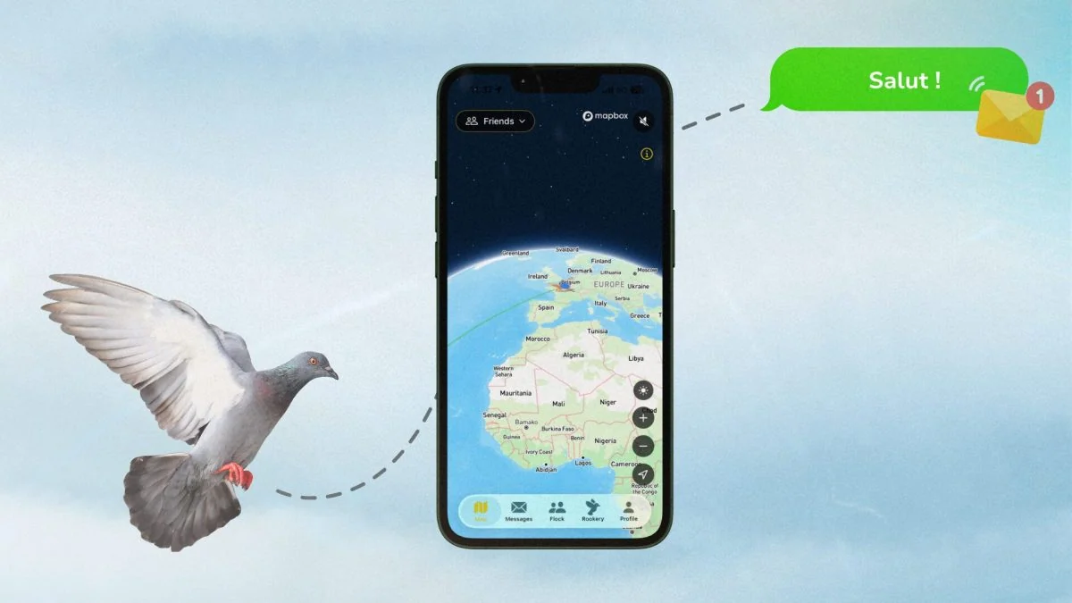 16 jours pour recevoir un message par pigeon voyageur : le drôle de pari du réseau social Roost