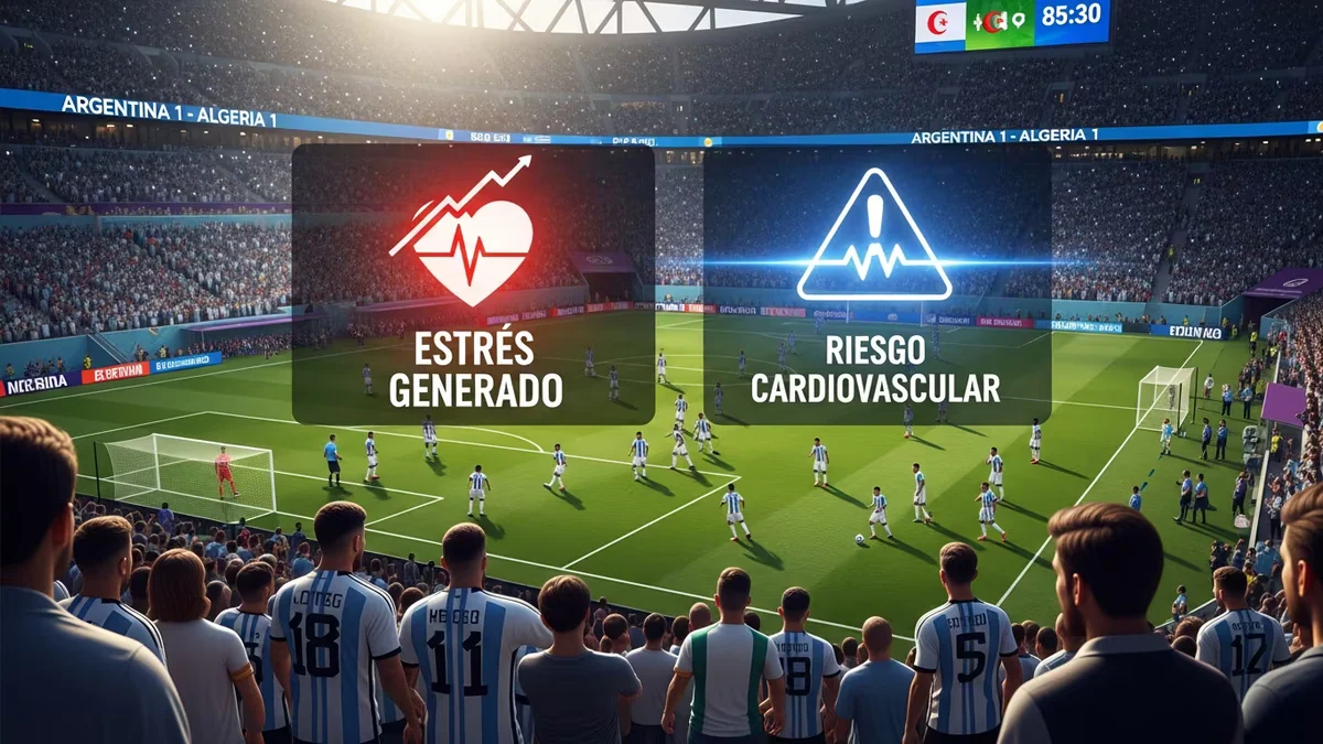 Atención seniors: por qué un partido de la selección argentina puede convertirse en un riesgo para pacientes cardíacos