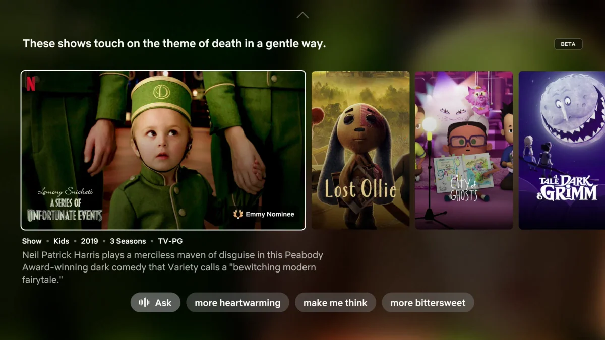 Netflix has its own, impressive AI-powered voice search