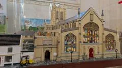 Lego cathedral model completed after 10-year build