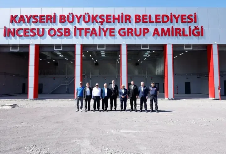 Başkan Büyükkılıç, İncesu’daki itfaiye binasında incelemelerde bulundu