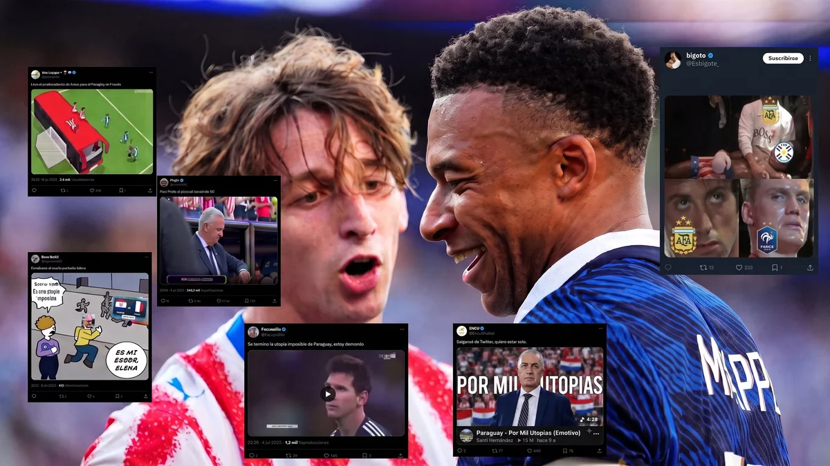 Con Mbappé y Alfaro como principales protagonistas, los mejores memes de la eliminación de Paraguay ante Francia en el Mundial