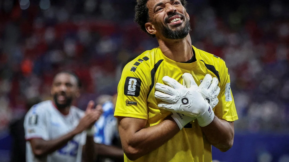 Así fue el encuentro entre René Higuita y Vozinha, el portero de Cabo Verde figura en la Copa Mundial de la FIFA 2026