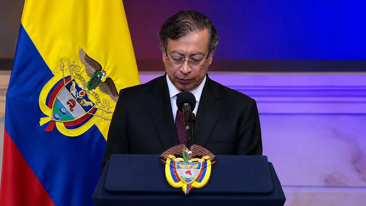 Gustavo Petro, en su último discurso ante el Congreso como presidente, salió en defensa de su gestión