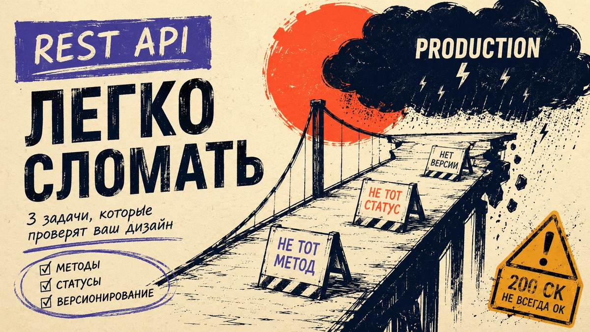 Как спроектировать REST API без ошибок: 3 задачи с разбором