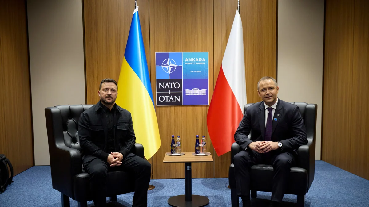 Volodimir Zelensky y Karol Nawrocki se reunieron en Ankara tras semanas de tensión entre Ucrania y Polonia