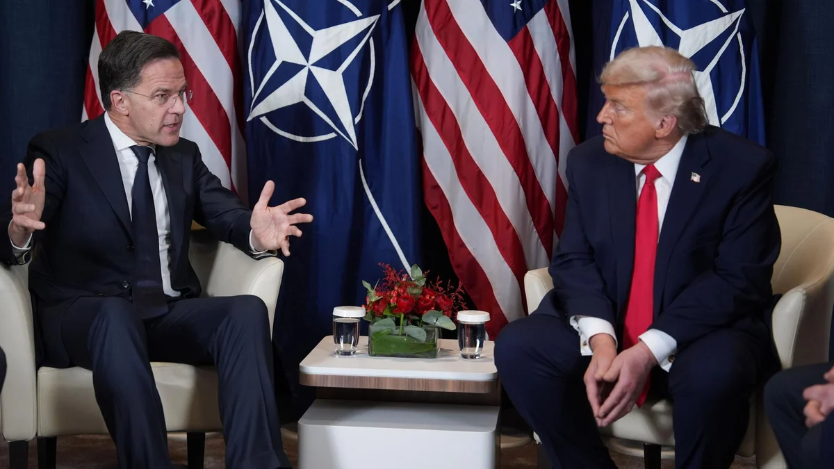 NATO-Generalsekretär Rutte trifft Präsident Trump in Washington