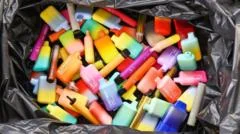 Put a £5 deposit on vapes to stop littering, say waste companies