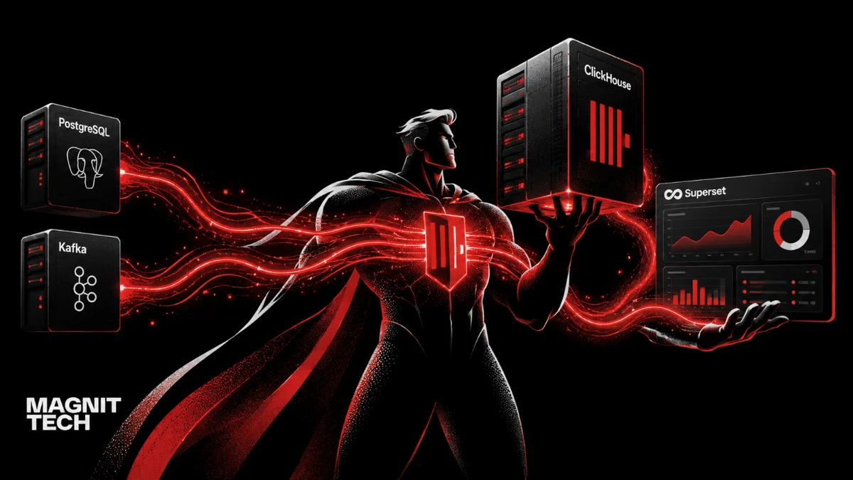Реалтайм-аналитика «без боли»: миграция из PostgreSQL и Kafka в ClickHouse и визуализация в Superset