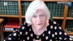 Widdecombe seen in interview believed to be 20 minutes before attack
