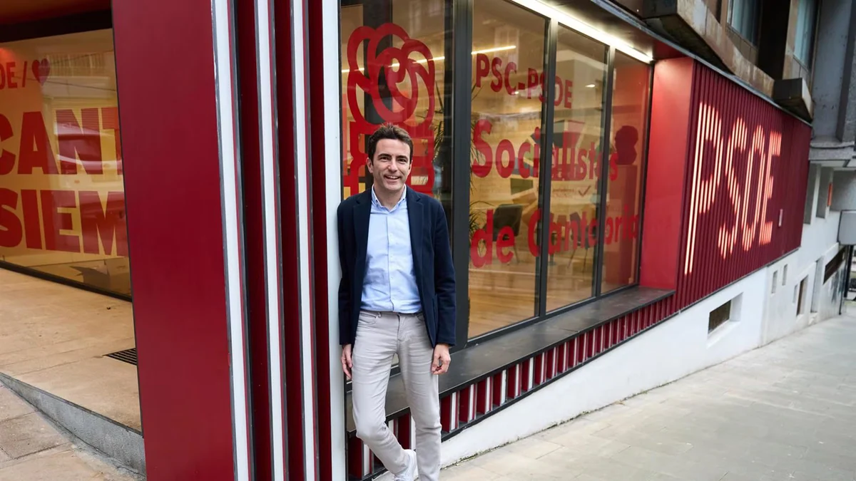 Pedro Casares, proclamado candidato del PSOE a la Presidencia de Cantabria