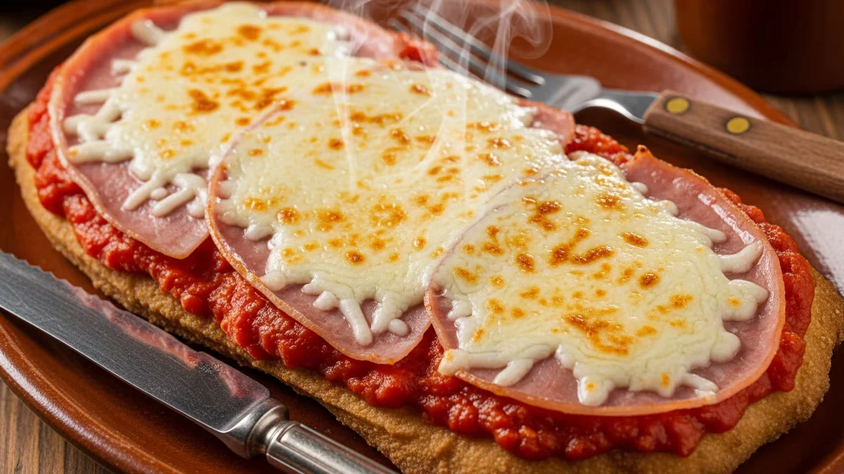 Receta de milanesas de peceto a la napolitana, rápida y fácil