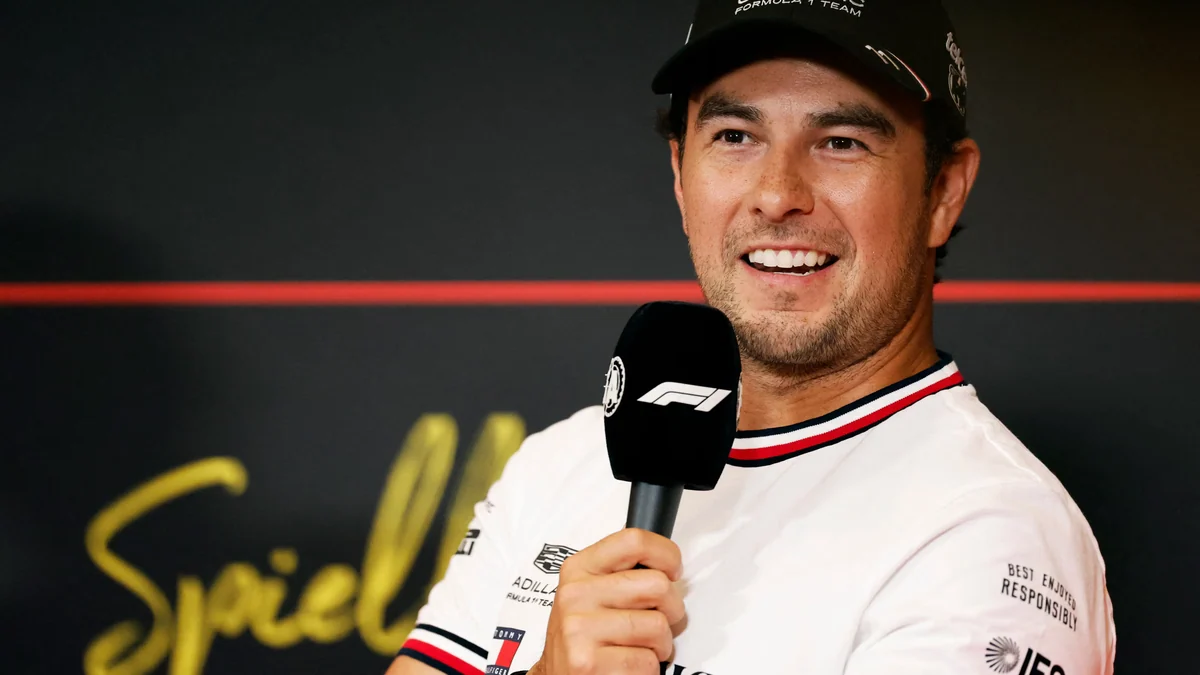 Checo Pérez hace enojar a la afición de Inglaterra: “La copa no va a volver a casa”