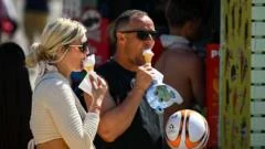 In pictures: Hottest May day record broken in UK