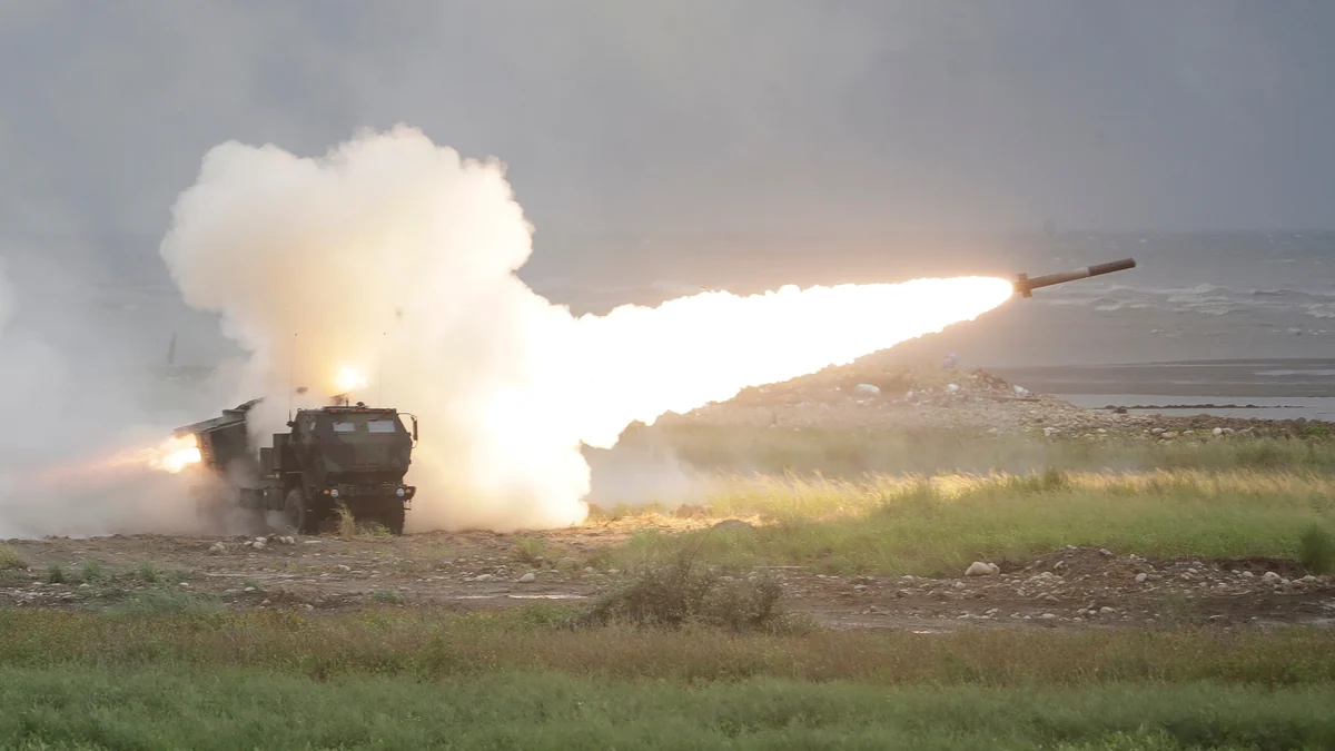 Taiwan drills with U.S. rocket system, firing in China's direction