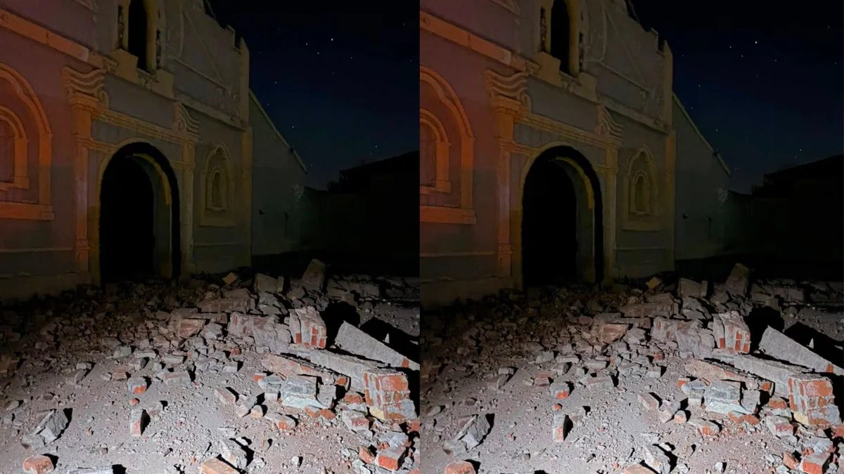 Iglesia histórica destruida y múltiples derrumbes: así amaneció Chongos Bajo, la zona más afectada por el sismo de 5.1 en Junín