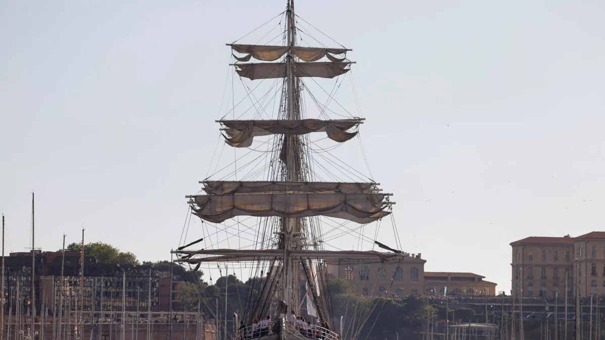 Marseille : le Belem de retour sur le Vieux-Port deux ans après les JO