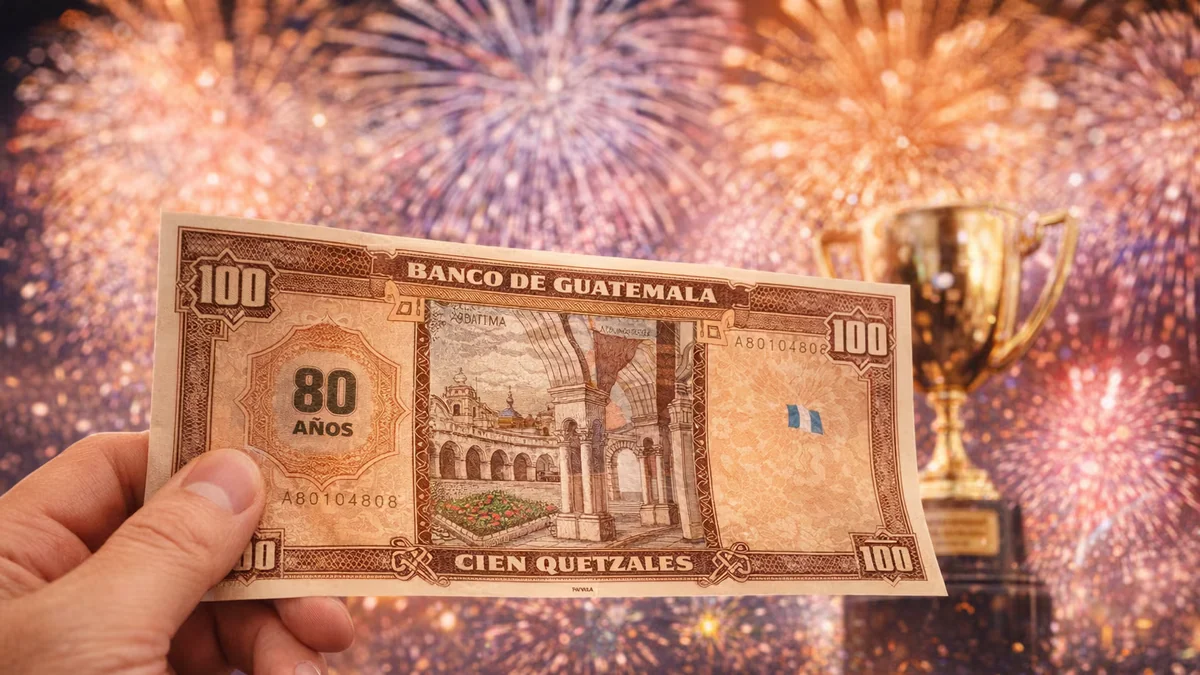 Guatemala recibe premio internacional por billete conmemorativo de Q100