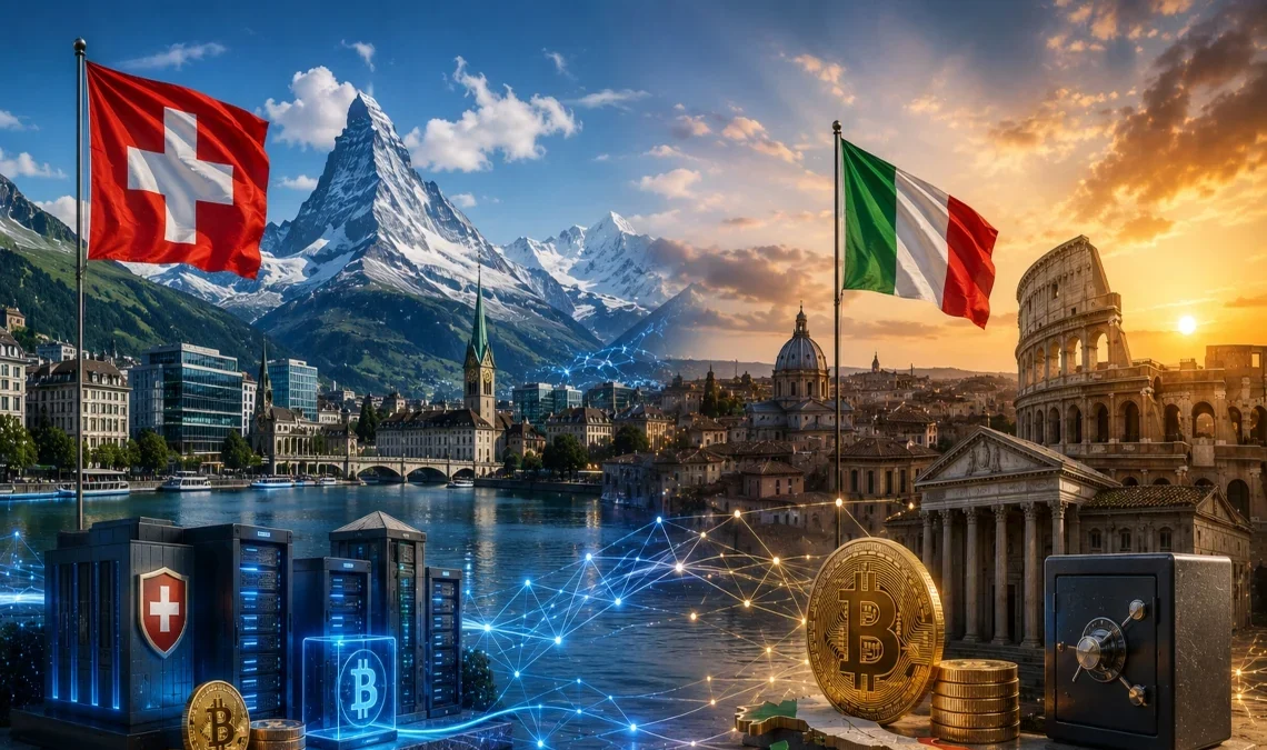 Svizzera e Italia: due modelli Europei per Bitcoin tra innovazione e necessità