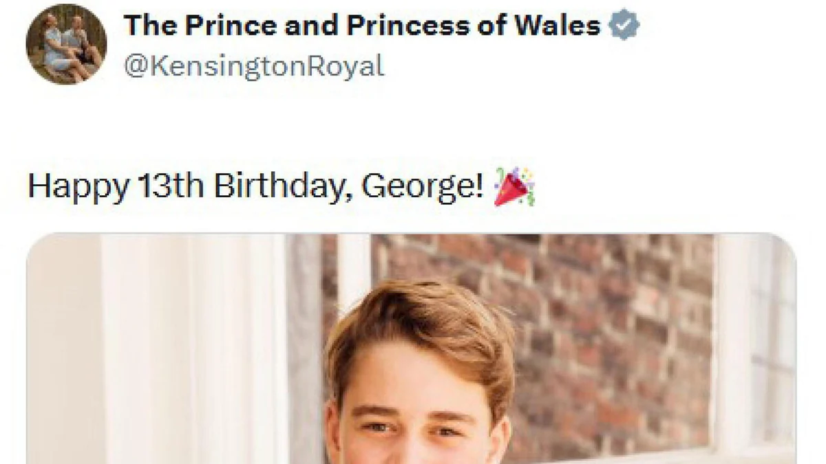 Il principe George compie 13 anni, una foto da teenager per festeggiarlo