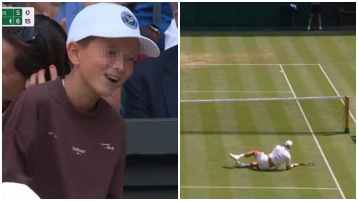 Il tuffo di Djokovic che fa impazzire Wimbledon. E anche suo figlio