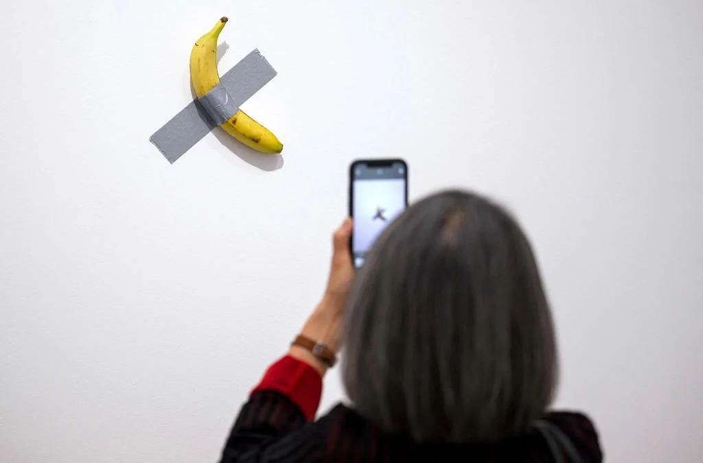 Roban el plátano de la obra 'Comedian', de Maurizio Cattelan, en el Centro Pompidou-Metz