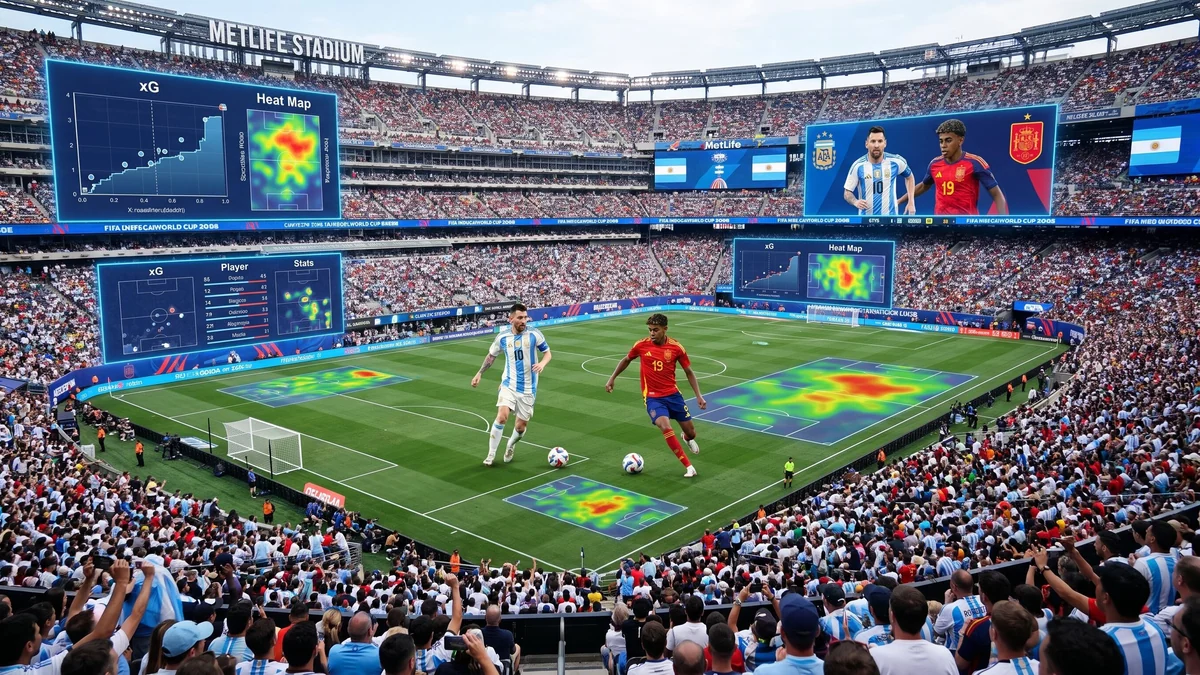 Ciencia de datos en el Mundial 2026: cómo llegaron a la final Argentina y España